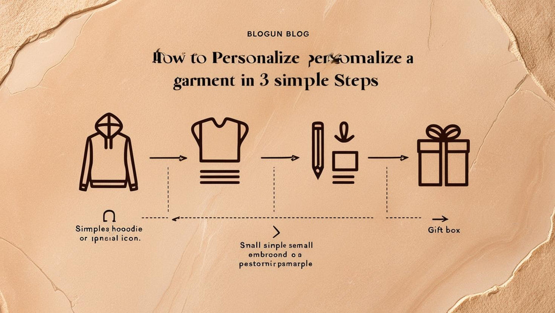 Comment personnaliser un vêtement en 3 étapes simples